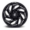   Alumínium felni 17x9 ET-12 5x114.3/5x127 D753 Reaction Gloss Black Milled Fuel