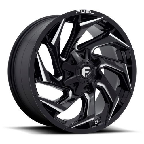 Alumínium felni 20x9 ET20 5x114.3/5x127 D753 Reaction Gloss Black Milled Fuel