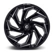 Alumínium felni 22x10 ET-18 6x135/6x139,7 D753 Reaction Gloss Black Milled Fuel