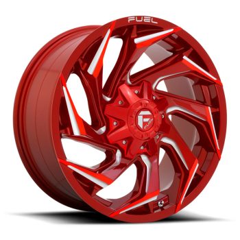   Alumínium felni 20x10 ET-18 5x114.3/5x127 D754 Reaction Candy RED Milled Fuel