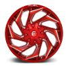   Alumínium felni 20x10 ET-18 5x114.3/5x127 D754 Reaction Candy RED Milled Fuel