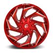 Alumínium felni 20x10 ET-18 6x135/6x139,7 D754 Reaction Candy RED Milled Fuel