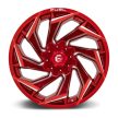 Alumínium felni 22x10 ET-18 6x135/6x139,7 D754 Reaction Candy RED Milled Fuel