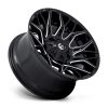   Alumínium felni 20x10 ET-18 6x135/6x139.7 D769 Twitch Glossy Black Milled Fuel