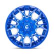 Alumínium felni 20x10 ET-18 8x165.1 D770 Twitch Anodized Blue Milled Fuel
