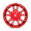 Alumínium felni 20x9 ET1 6x135/6x139,7 D771 Twitch Candy RED Milled Fuel