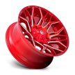 Alumínium felni 22x10 ET-18 8x165.1 D771 Twitch Candy RED Milled Fuel