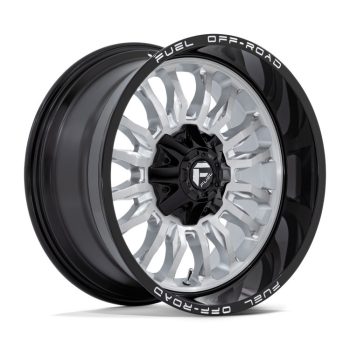  Alumínium felni 20x10 ET-18 6x135/6x139.7 D798 ARC Silver Brushed Face W/ Milled Black LIP Fuel