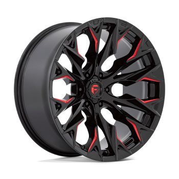   Alumínium felni 22x10 ET-18 6x139.7 D823 Flame Gloss Black Milled W/ Candy RED Fuel