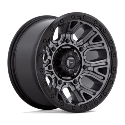 Alumínium felni 20x9 ET1 5x127 D825 Traction Matte Gunmetal W/ Black Ring Fuel