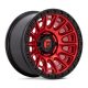 Alumínium felni 17x9 ET-12 5x127 D834 Cycle Candy RED W/ Black Ring Fuel