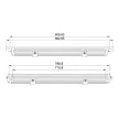 Purelux Panther S800 - Egyenes / 78 cm / 324W / Ref. 50