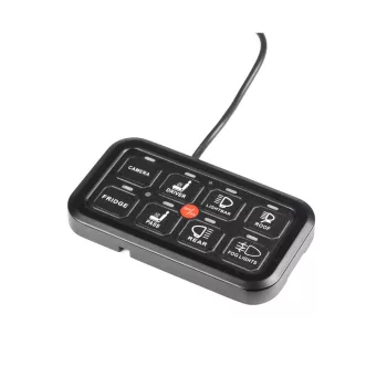   Kapcsolópanel Purelux Multi-switch műszerfal-vezérlő, 10-30V