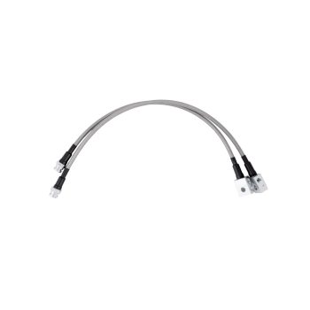   Rugalmas teflon acél harisnyás 2db-os fékcső szett alváz és híd közé Nissan Patrol Y60 ABS nélkül +10cm