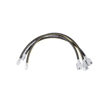   Rugalmas gumi harisnyás 2db-os fékcső szett alváz és híd közé Nissan Patrol Y60 ABS nélkül +10cm