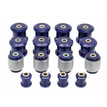   Kalgum komplett poliuretán szilentkészlet első lengőkar fémházas szilenttel Suzuki Jimny Suzuki SJ80 1998 - 2018  (spirálrugós Samurai)