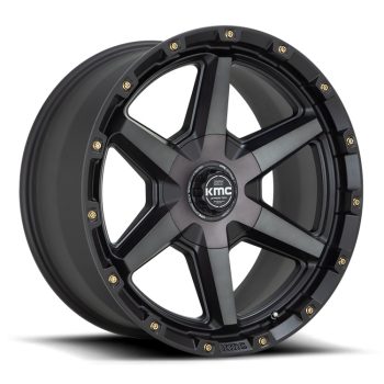   Alumínium felni 20x9 ET0 6x135/6x139,7 KM101 Tempo Satin Black W/ Gray Tint KMC