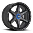 Alumínium felni 20x9 ET0 6x135/6x139,7 KM101 Tempo Satin Black W/ Gray Tint KMC