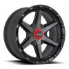   Alumínium felni 20x9 ET0 6x135/6x139,7 KM101 Tempo Satin Black W/ Gray Tint KMC