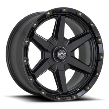   Alumínium felni 17x9 ET0 5x127/5x139.7 KM101 Tempo Satin Black KMC