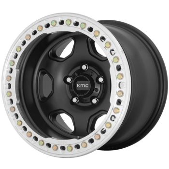   Alumínium felni 17x9 ET-38 5x127 KM233 Hex Satin Black Beadlock KMC