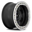 Alumínium felni 17x9 ET-38 5x127 KM233 Hex Satin Black Beadlock KMC