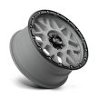Alumínium felni 18x8.5 ET35 5x127 KM535 Grenade Off-road Matte Gray W/ Matte Black LIP KMC