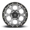   Alumínium felni 17x8.5 ET18 5x127 KM541 Dirty Harry Satin Gray W/ Black LIP KMC