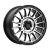 Alumínium felni 17x8 ET35 5x114.3 KM542 Impact Satin Black Machined KMC
