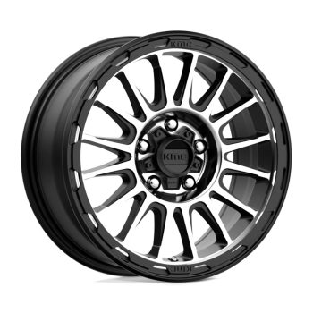   Alumínium felni 17x8 ET38 5x108 KM542 Impact Satin Black Machined KMC