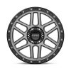   Alumínium felni 20x9 ET0 6x139.7 KM544 Mesa Satin Black W/ Gray Tint KMC