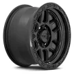 Alumínium felni 17x8.5 ET0 5x127 KM544 Satin Black/Gloss Black Lip KMC