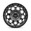 Alumínium felni 17x9 ET-12 5x127 KM545 Trek Satin Black W/ Gray Tint KMC