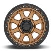 Alumínium felni 20x9 ET18 5x127 KM548 Chase Matte Bronze W/ Black LIP KMC
