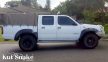 Kut Snake műanyag sárvédő szélesítés Nissan Navara pick-up D22 70mm