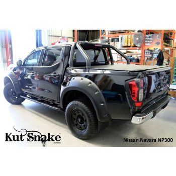   Kut Snake műanyag sárvédő szélesítés Nissan Navara D23 NP300  AdBlue tartály nélküli autóhoz 50 mm hátsó szett