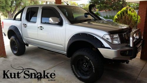 Kut Snake műanyag sárvédő szélesítés Nissan Navara D40 2005-2015 75mm