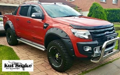 Kut Snake műanyag sárvédő szélesítés Ford Ranger PX  2011-> 95mm MONSTER (Első szett)