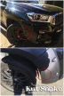 Kut Snake műanyag sárvédő szélesítés Ford Ranger PX 2011-> 60mm strukturált felület