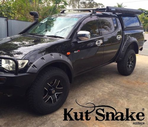 Kut Snake műanyag sárvédő szélesítés Mitsubishi L200 2005-2015 MONSTER 95mm (Első szett)