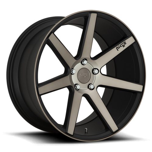 Alumínium felni 20x9 ET35 5x114.3 M150 Verona Matte Black Machined Niche Road Wheels