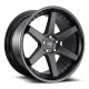 Alumínium felni 19x8.5 ET40 5x108 M192 Altair Gloss Black Matte Black Niche Road Wheels