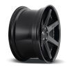   Alumínium felni 20x9 ET35 5x114.3 M192 Altair Gloss Black Matte Black Niche Road Wheels