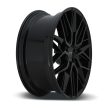 Alumínium felni 24x10 ET35 5x130 M224 Gamma Gloss Black Niche Road Wheels
