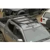   More4x4 tetőcsomagtartó felszerelő készlettel 120x130cm Mitsubishi L200 / Fiat Fullback 2015+ modellekhez