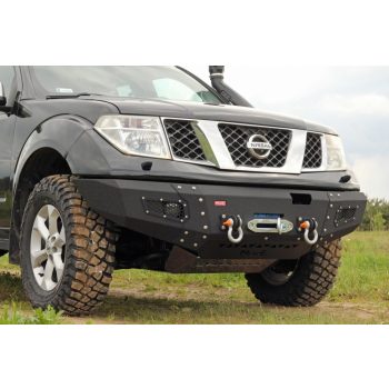   More4x4 Első acél lökhárító Nissan Navara D40/Pathfinder R51 modellekhez (2005-2014)