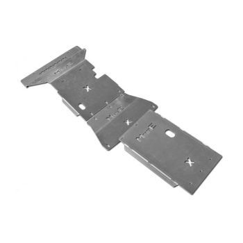   More4x4 acél haspáncél készlet gyári lökhárítóval szerelt Mercedes X-Class (2017-) modellekhez (3db/szett)