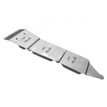   More4x4 acél haspáncél készlet gyári lökhárítóval szerelt Nissan Navara D40/ Pathfinder R51 (2005-2014) modellekhez (3db/szett)