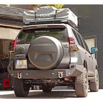   More4x4 Hátsó acél lökhárító Toyota Land Cruiser J150 hosszú 2009-2014