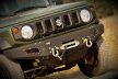More4x4 Első csörlőtartós acél lökhárító Suzuki Jimny 2018->